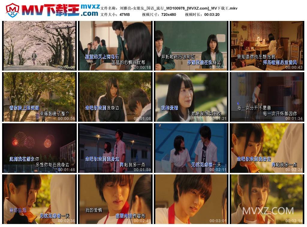 刘雅亮-女朋友_国语_流行_MD100978